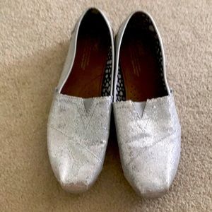 Tom’s sparkly flats